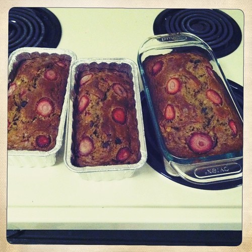 Strawberry-Banana bread